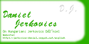 daniel jerkovics business card